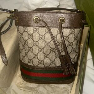 GUCCI OPHIDIA MINI BUCKET BAG